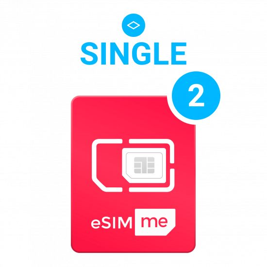 Carte eSIM.me pour alps   | SINGLE 2