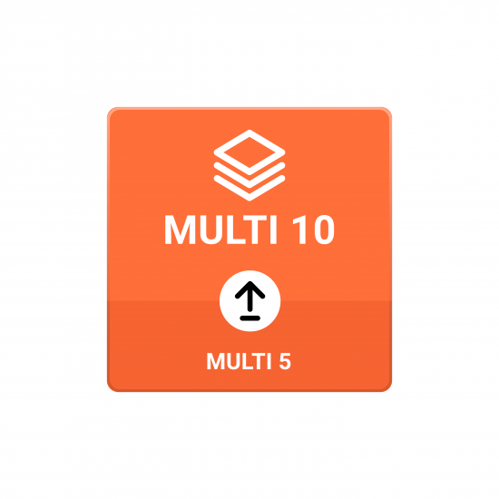 Actualización de licencia | MULTI 5 => MULTI 10 Actualización de licencia | MULTI 5 => MULTI 10