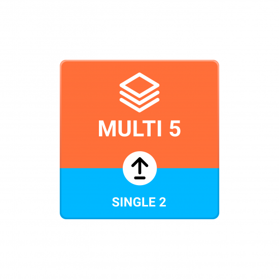 License Upgrade | SINGLE 2 => MULTI 5