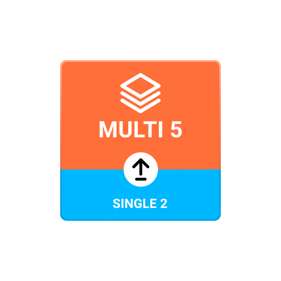 Actualización de licencia | SINGLE 2 => MULTI 5