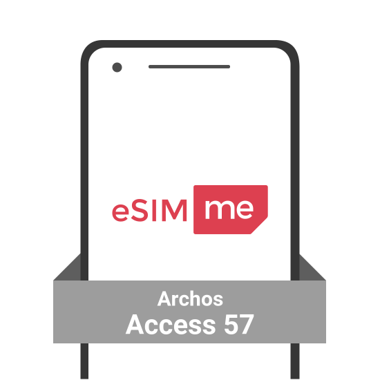 Cartão eSIM.me para Archos Access 57