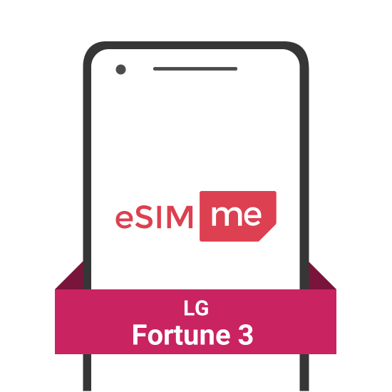 eSIM.me Card for LG Fortune 3