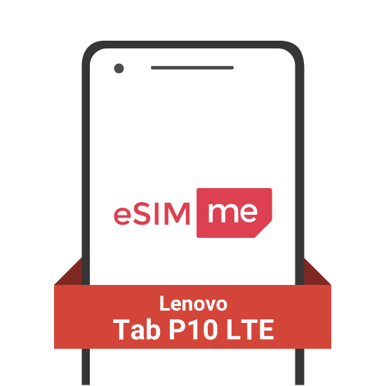 eSIM.me-Karte für Lenovo Tab P10 LTE