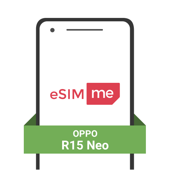 Tarjeta eSIM.me para OPPO R15 Neo