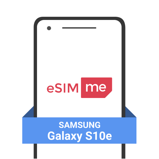 eSIM.me-Karte für Samsung Galaxy S10e