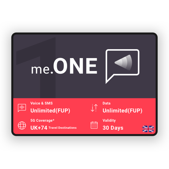 me.ONE | Unlimited (FUP) | 30 Days
